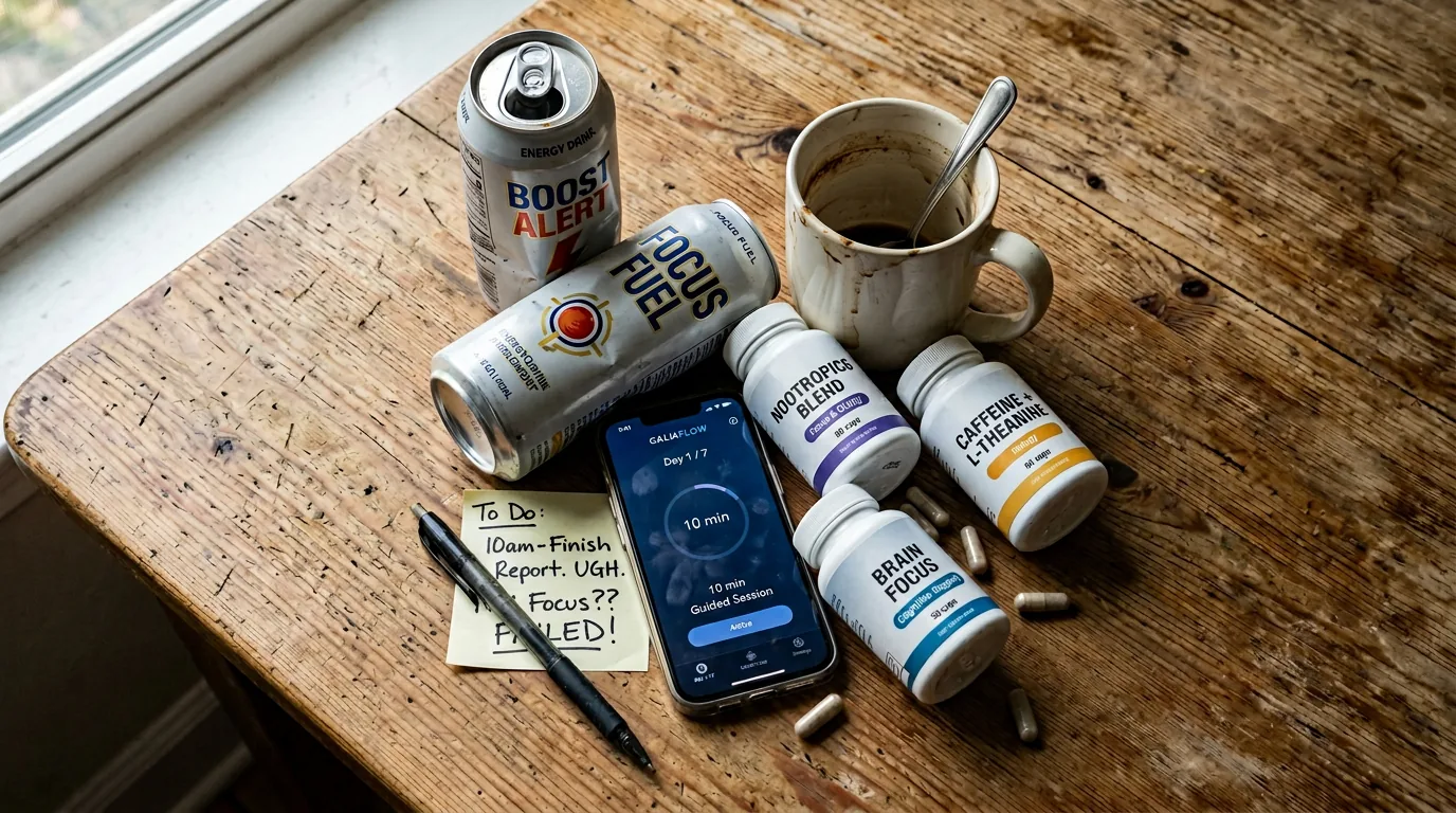 Failed solutions flatlay