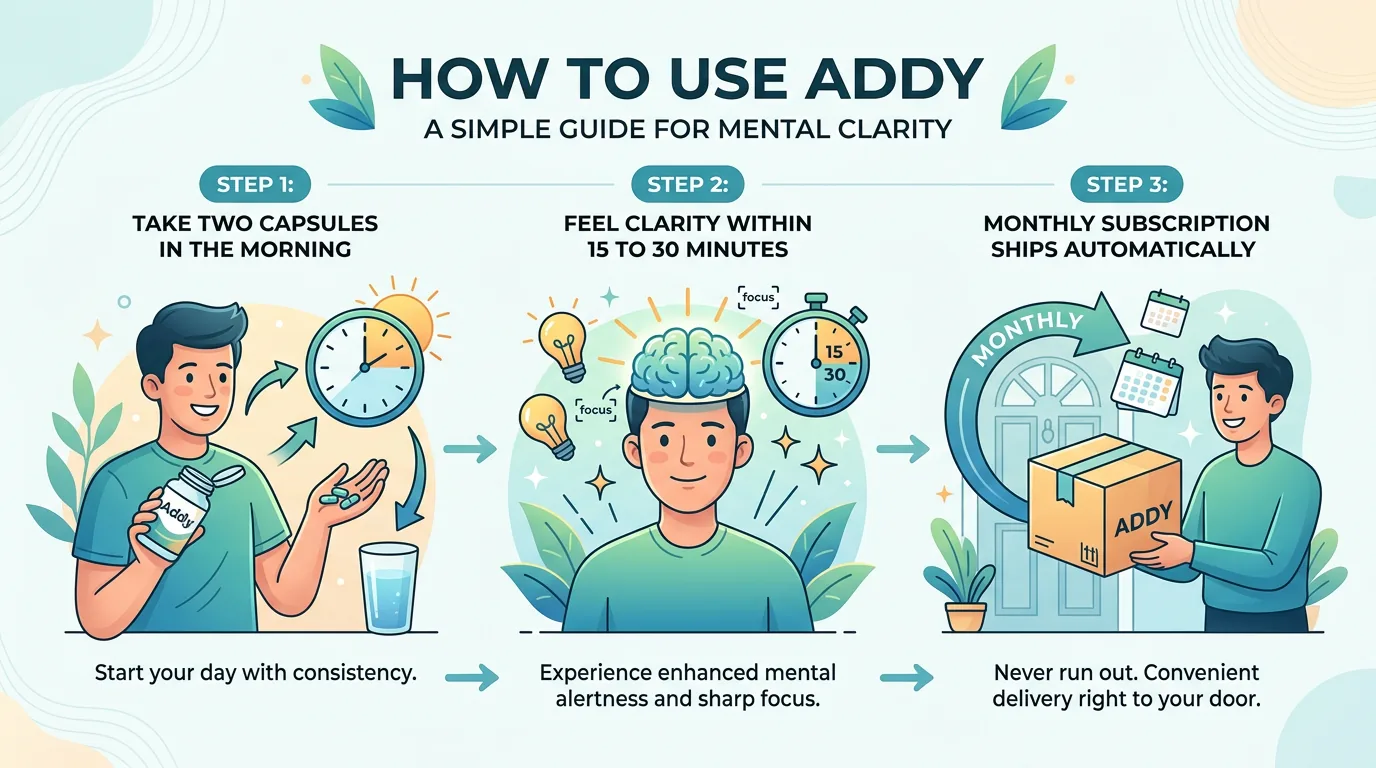 How to use Addy infographic