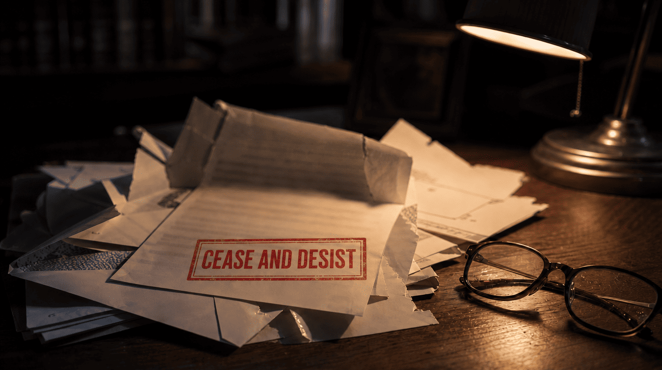 Cease and desist letter