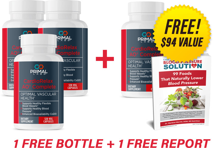 CardioRelax AO<sup>®</sup> Complete 4 bottles