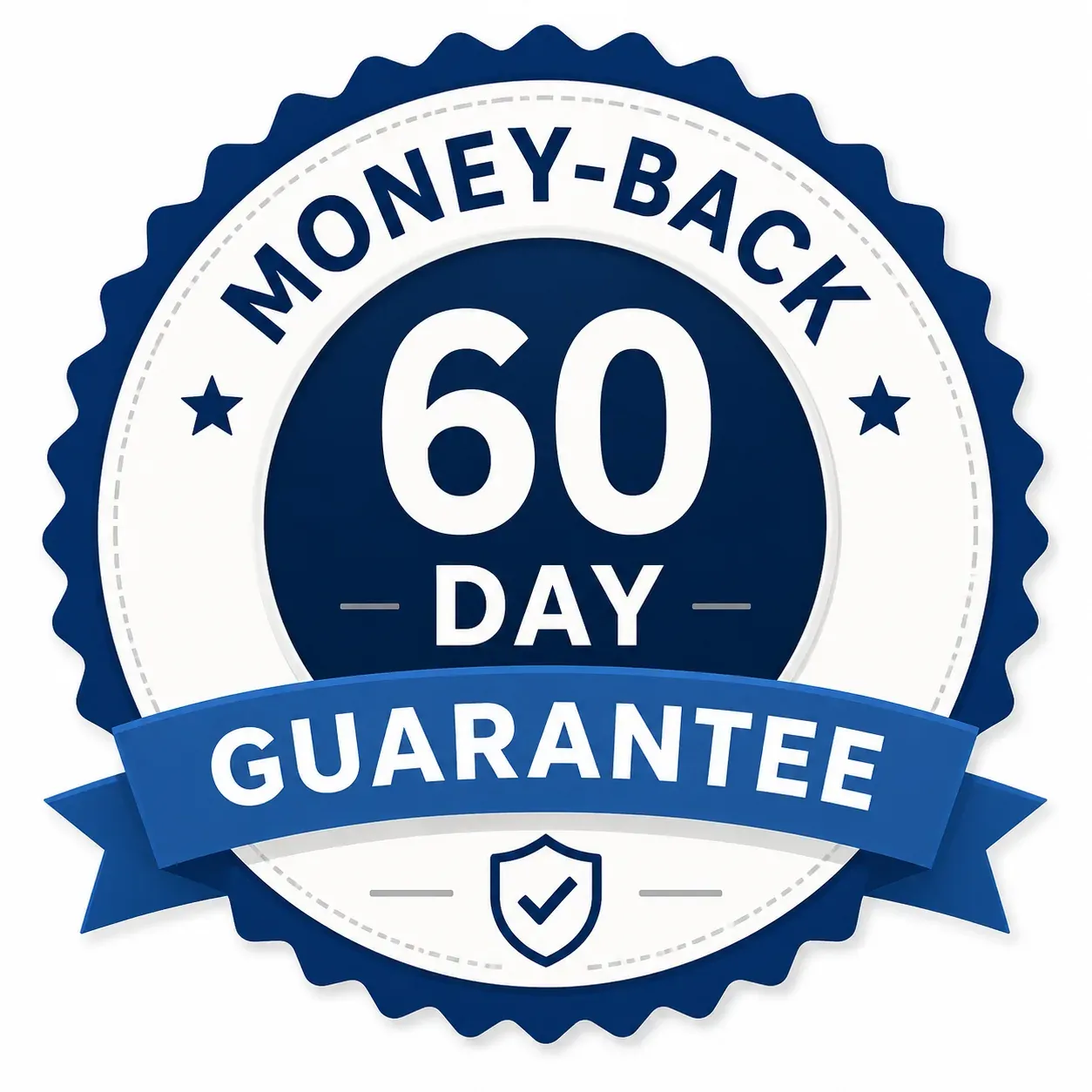 60-Day Money-Back Guarantee Seal