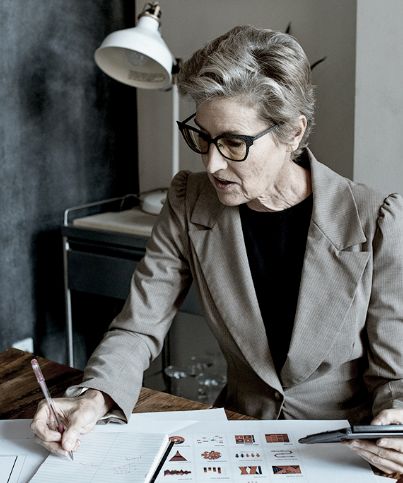 senior-old-woman-working