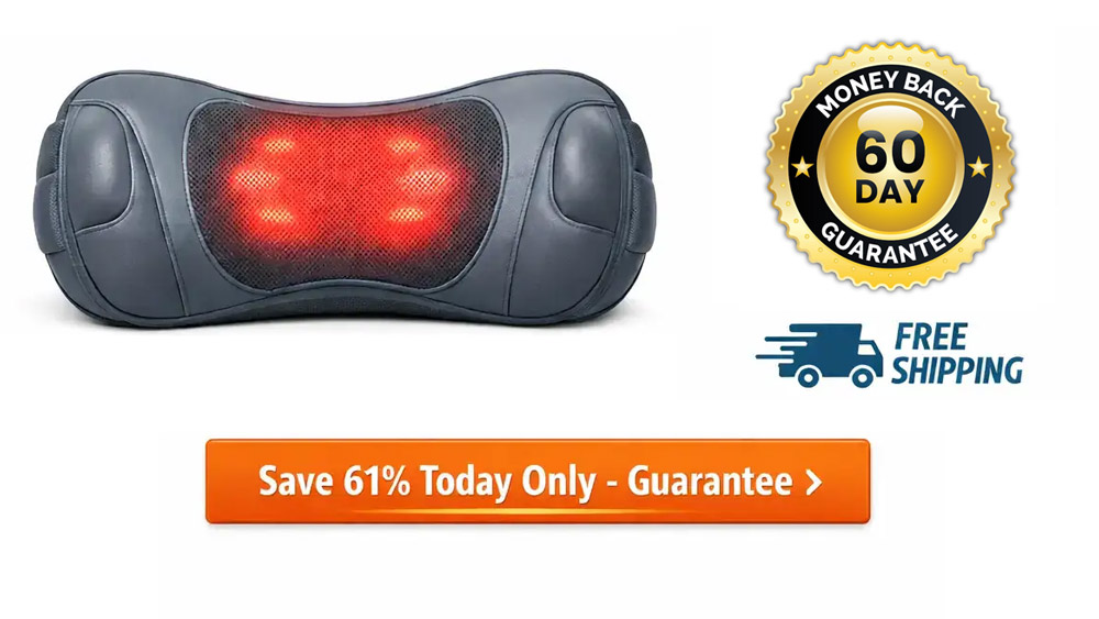 90-Day Relief Guarantee badge with ReliefMD device