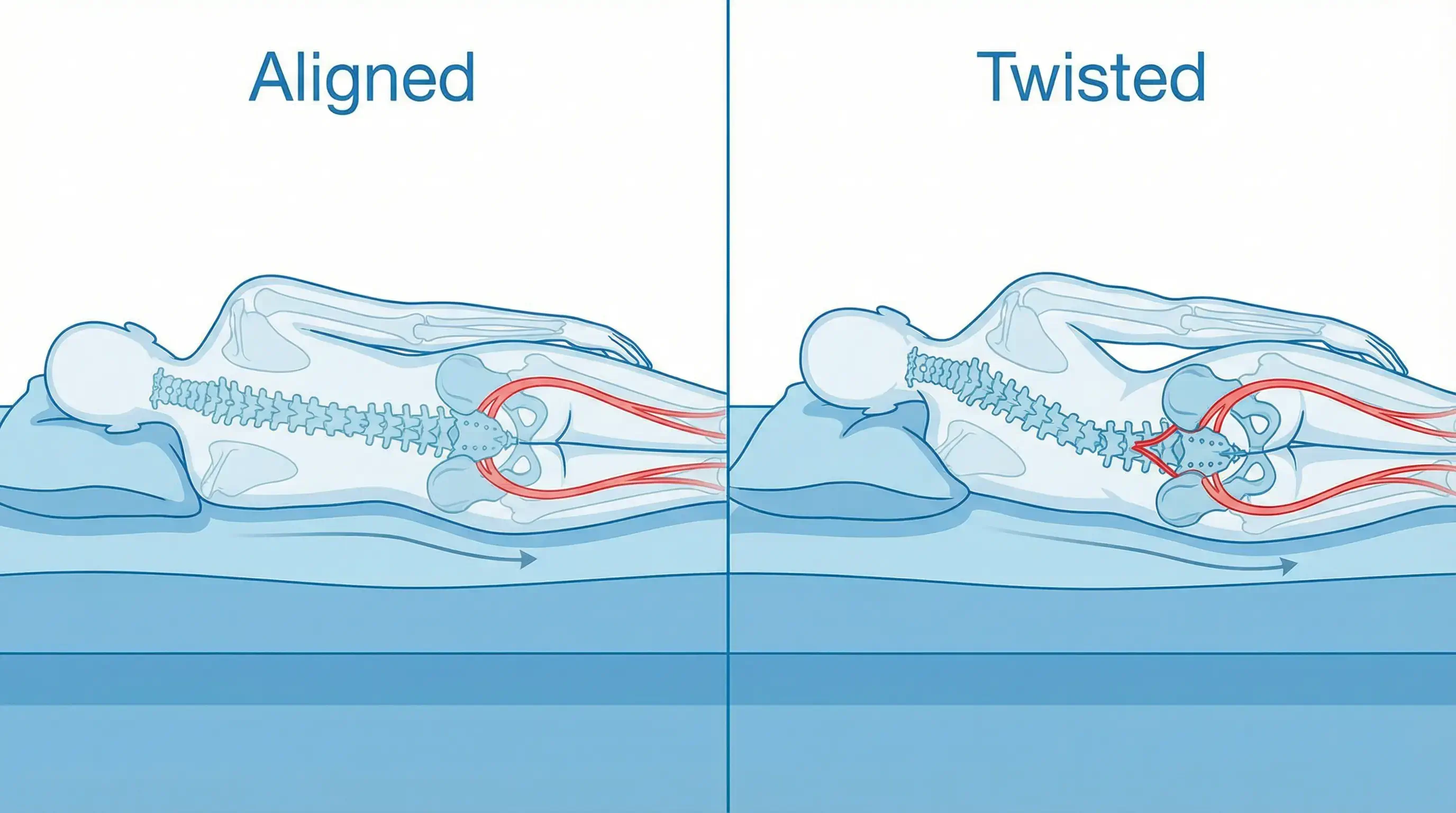 Spine alignment diagram placeholder