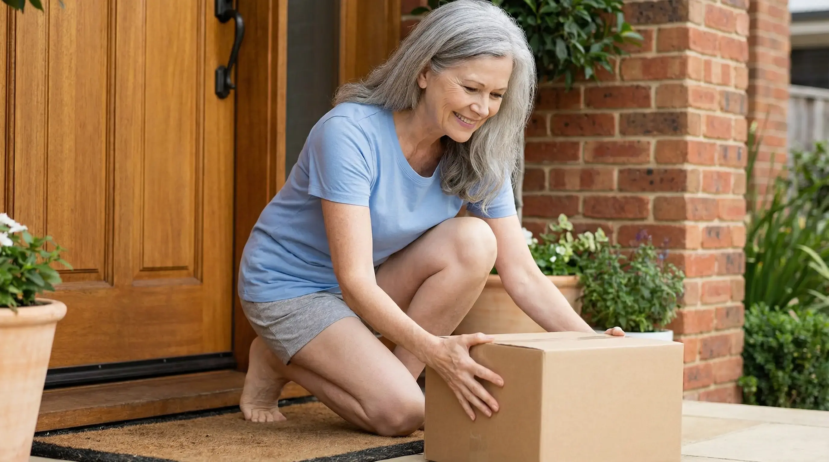 Package arrival placeholder